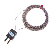 LABFACILITY Z2-T-5M-PLUG IEC (PACK OF 10) Thermocouple, T, PTFE (Polytetrafluoroethylene), 16.4 ft, 5 m