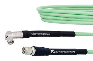 FAIRVIEW MICROWAVE FMCA1236-24 RF / Coaxial Cable Assembly, Low Loss, 24 ", 610 mm, LL142, SMA Plug, SMA Right Angle Plug, 50 ohm