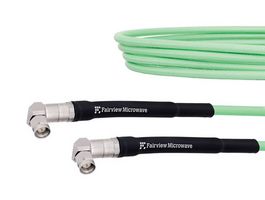 FAIRVIEW MICROWAVE FMCA1258-50CM LOW LOSS RA SMA MALE TO RA SMA MALE CABLE LL142 COAX IN 50 CM WITH LF SOLDER