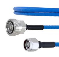 FAIRVIEW MICROWAVE FMCA1786-36 LOW PIM 7/16 DIN FEMALE TO N MALE PLENUM CABLE SPP-250-LLPL COAX IN 36 INCH WITH LF SOLDER