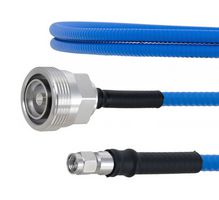 FAIRVIEW MICROWAVE FMCA1788-12 LOW PIM 7-16 DIN FEMALE TO SMA MALE PLENUM CABLE SPP-250-LLPL COAX IN 12 INCH WITH LF SOLDER