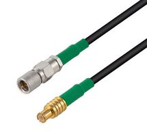 FAIRVIEW MICROWAVE FMC01180/0001-200CM LOW LOSS 10-32 MALE TO MCX PLUG CABLE LMR-100A-UF COAX IN 200 CM WITH LF SOLDER
