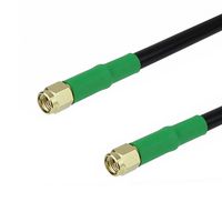 FAIRVIEW MICROWAVE FMC0202240LF-48 LOW LOSS SMA MALE TO SMA MALE CABLE LMR-240 COAX IN 48 INCH WITH TIMES MICROWAVE CONNECTORS WITH LF SOLDER