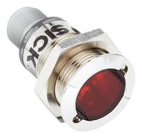 SICK GRSE18S-P133Y Photo Sensor, 15 m, PNP, Through Beam, 10 to 30 VDC, Cable, GR18 Series