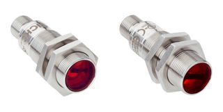 SICK GRSE18S-P2421V Photo Sensor, 15 m, PNP, Through Beam, 10 to 30 VDC, 4 Pin M12 Connector, GR18 Series