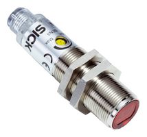SICK VTE180-2N42442 Photo Sensor, 500 mm, NPN, Energetic, Proximity, 10 to 30 VDC, 4 Pin M12 Connector, V180-2 Series