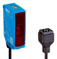 SICK WLA26P-39421102ZZZ Photoelectric Sensor, 18m, NPN/PNP/Push Pull, Retroreflective, 6Pin Q6 Connector Cable, W26 Series