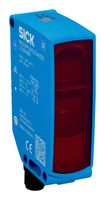 SICK WLD26P-241121A0ZZZ Photoelectric Sensor, 19m, NPN/PNP/Push Pull, DualLens/Retroreflective, 4P M12 Connector, W26 Series