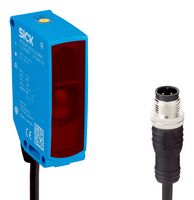 SICK WTB26I-34161120A00 Photoelectric Sensor, 2m, NPN/PNP/Push Pull, Proximity, 4 Pin M12 Connector Cable, W26 Series