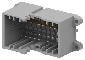 TE CONNECTIVITY 2-1670615-2 Pin Header, Wire-to-Board, 4 mm, 3 Rows, 25 Contacts, Through Hole Straight