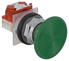 SCHNEIDER ELECTRIC 9001KR25G Switch Actuator, Green, Schneider Harmony 9001K Series 30mm Pushbutton Switches