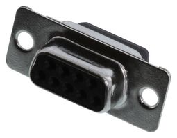 ITT CANNON DEU9SA197F0 Cubierta para Conector tipo D Sub, 9 Posiciones, D Sub, DE, Serie D*U, Receptáculo eléctrico