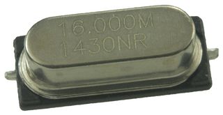IQD FREQUENCY PRODUCTS XTAL003237- HC49/4HSMX Crystal, Through Hole, 16 MHz, SMD, 11.4mm x 4.9mm, 50 ppm, 16 pF, 50 ppm, HC-49/4H Series