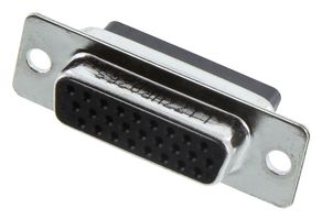 AMPHENOL COMMUNICATIONS SOLUTIONS L177HRA26S D Sub Connector Housing, 26 Positions, High Density D Sub, DA, HR Series, Receptacle, SPCC Body