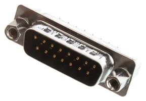 AMPHENOL COMMUNICATIONS SOLUTIONS L717SDAH15POL2RM8C309 D Sub Connector, Standard, Plug, SD Series, 15 Contacts, DA, Solder