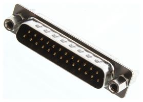 AMPHENOL COMMUNICATIONS SOLUTIONS L717SDBH25POL2RM8C309 D Sub Connector, Standard, Plug, SD Series, 25 Contacts, DB, Solder