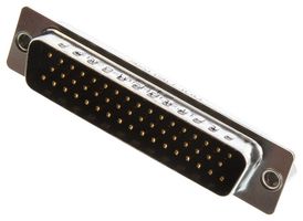 AMPHENOL COMMUNICATIONS SOLUTIONS L717SDDH50PC309 D Sub Connector, Standard, Plug, SD Series, 50 Contacts, DD, Solder Cup