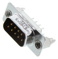 AMPHENOL COMMUNICATIONS SOLUTIONS L717SDEH09POL2RM5C309 D Sub Connector, Standard, Plug, SD Series, 9 Contacts, DE, Solder