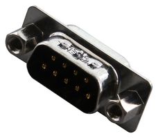 AMPHENOL COMMUNICATIONS SOLUTIONS L717SDE09PVFC309 D Sub Connector, Standard, Plug, SD Series, 9 Contacts, DE, Solder Cup