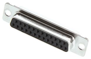 AMPHENOL COMMUNICATIONS SOLUTIONS L77DB25SV D Sub Connector, Standard, Receptacle, D Series, 25 Contacts, DB, Solder