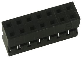 AMPHENOL COMMUNICATIONS SOLUTIONS 69307-014LF Connector Housing, FCI Minitek 69307, Receptacle, 14 Positions, 2 mm, 2.00mm Crimp Contacts