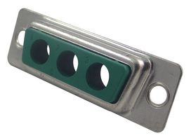 HARTING 09 69 200 0033 Combination Layout D Sub Connector, Mixed Signal, D Sub-M Series, DA-3W3, 0 Contacts, Receptacle, 3, Solder