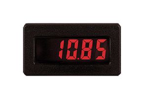 RED LION CONTROLS CUB4I020 Panel Meter, 3.5 Digit, DC Current, 9 to 28 VDC, CUB4 Series