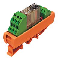 SCHRACK - TE CONNECTIVITY SR2ZY024 Safety Relay, 24 VDC, DPDT, SR2Z Series, DIN Rail, 6 A, Cage Clamp