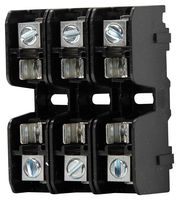 EATON BUSSMANN BCM603-3S Portafusible, Bloque de Fusibles, Modular, Riel DIN / Montaje en Panel, 600V, 30A, Clase CC, 3 Polos