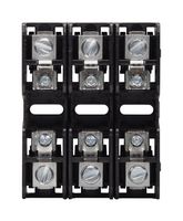 EATON BUSSMANN BMM603-3C Fuseholder, Fuse Block, Modular, 600V, 30A, 10 x 38mm, Box Lug, 3 Pole