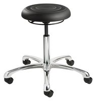 BEVCO J3350 Taburete sin Respaldo, Serie ERGOLUX, 20" a 27.25", Poliuretano