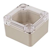 HAMMOND RZ0362C Plastic Enclosure, Small, ABS, Polycarbonate, 35.05 mm, 50 mm, 52 mm, IP65