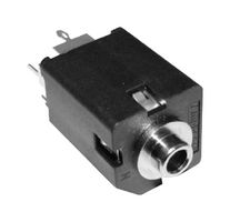 AMPHENOL AUDIO ACJS-NV35-3S Conector para Audio de Teléfono, Estéreo, 3.5mm, 4 Contactos, Hembra, Montaje en Panel PCB