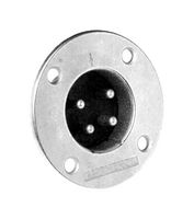 AMPHENOL AUDIO EP-6-14 XLR Connector, 6 Contacts, Plug, Panel Mount, Tin Plated Contacts, Zinc Diecast Body, EP Series