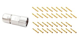 AMPHENOL SINE/TUCHEL MA7CAP1700S-S2-KIT Sensor Connector, P Type, MotionGrade M23 Elite Series, M23, Male, 17 Positions, Crimp Socket
