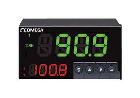 OMEGA CNITH-I8DH23-2 Controller, Temperature, Humidity, 1/8 DIN, 0 to 50 °C