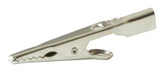 CAL TEST ELECTRONICS CTM-60U Alligator Clip, Crimp Slot, Steel, 10 A