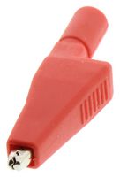 CAL TEST ELECTRONICS CT3761-2 Alligator Clip, Medium, 4 mm B-Plug Jack, Red