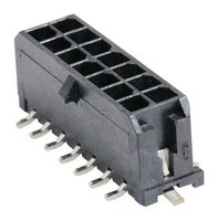 MOLEX 43045-1420 Pin Header, Power, Wire-to-Board, 3 mm, 2 Rows, 14 Contacts, Surface Mount Straight