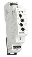 Voltage Monitoring Relay, IP40, 200 Series, SPDT, 16 A, DIN Rail, 250 V, Screw