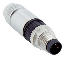 SICK YM08U13-1434K2551A Conector de Sensor, M8, Macho, 3 Posiciones, Pin IDC / IDT, Montaje en Cable Recto