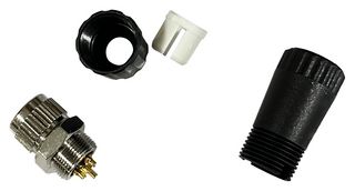 NORCOMP 854-008-203RKT4 Sensor Connector, VULCON M8 Circulars Series, M8, Female, 8 Positions, Solder Socket