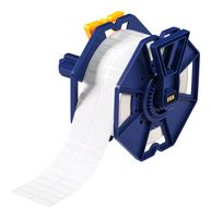 BRADY J-152-7425J Label, Thermal Transfer Printable, 9.53 mm, 25.4 mm, Polypropylene, White