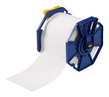 BRADY J-262-7425J Label, Thermal Transfer Printable, 154.94 mm, 104.9 mm, Polypropylene, White