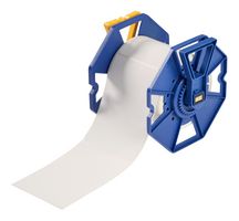 BRADY J-371-7425J Label, Thermal Transfer Printable, 127 mm, 88.9 mm, Polypropylene, White