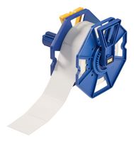 BRADY J-387-2595 Label, Thermal Transfer Printable, 50.8 mm, 50.8 mm, Vinyl, White