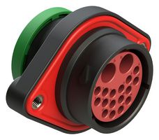 AMPHENOL SINE/TUCHEL AHDP02-24-18PN-BRACL82 Circular Connector, Standard Circular Connector, DuraMate AHDP Series, Panel Mount Receptacle