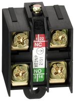 TELEMECANIQUE SENSORS XE2SP3158 CONTACT BLOCK, SPST-NO, SPST-NC