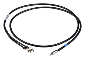 TELEMECANIQUE SENSORS XUYFVPTD61 Fiber Optic, Photo Electric Sensor, 3.15" Sensing Range, Diffuse, Glass, OsiSense XU Series