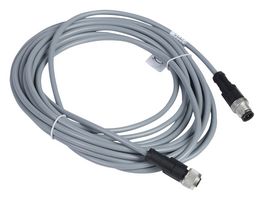 TELEMECANIQUE SENSORS XZCRV1511041C5 Sensor Cable, M12 Sensor Straight 4 Position Plug, M12 Sensor Straight 4 Position Receptacle